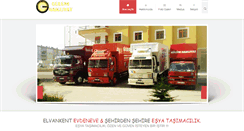 Desktop Screenshot of elvankentevdenevenakliyat.com